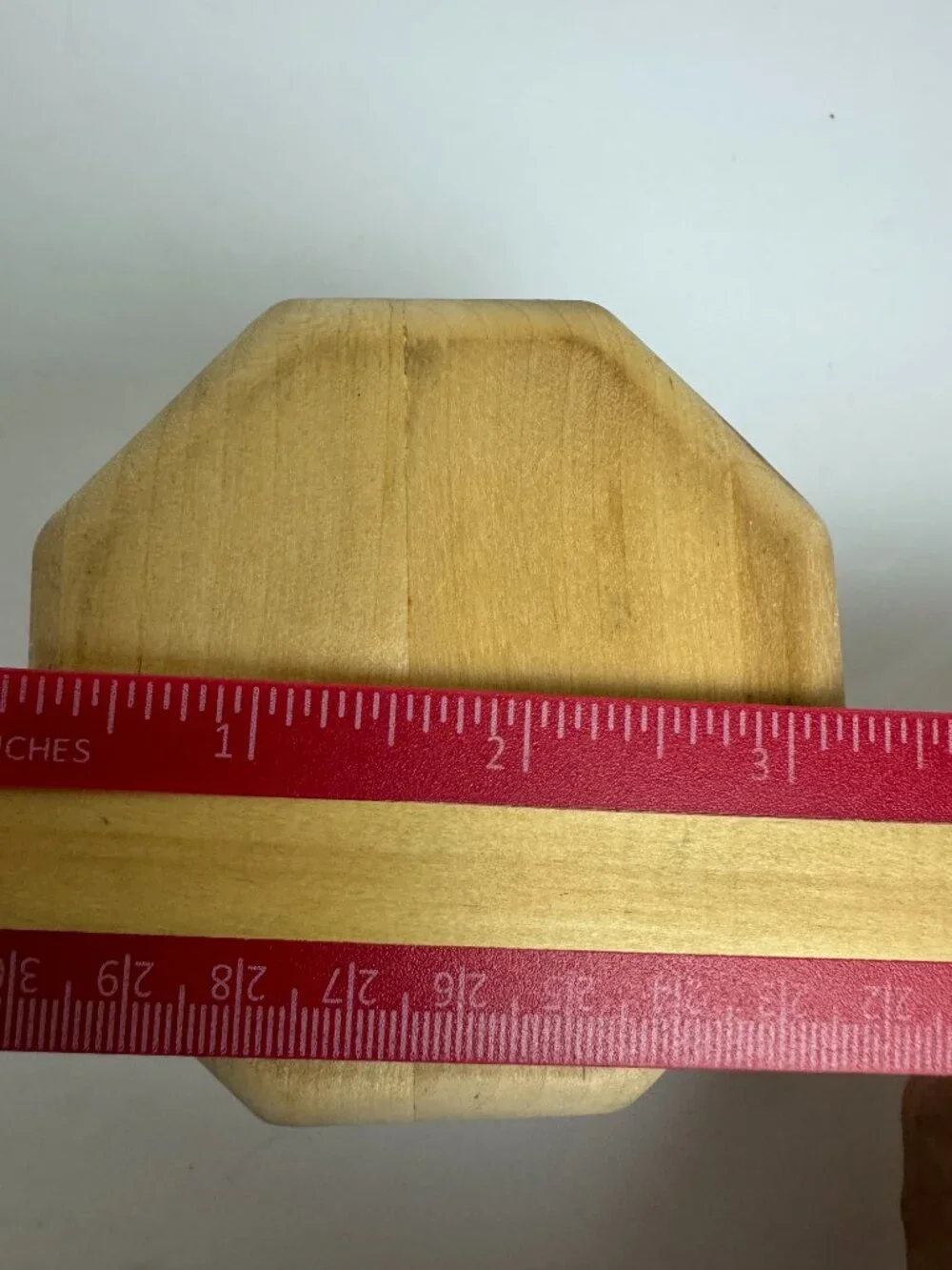 Hexagonal Burlwood Storage Trinket Box